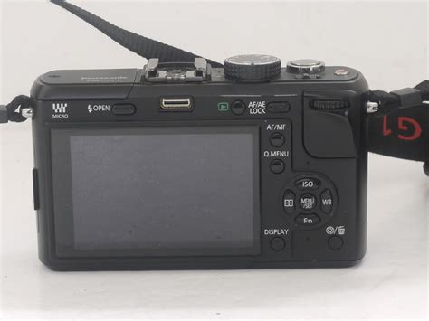 Panasonic Lumix Dmc Gf Mp Digital Camera Body Black With Body