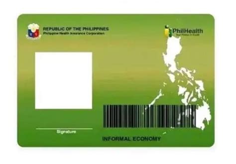 philhealth id card template  philippines map  barcode