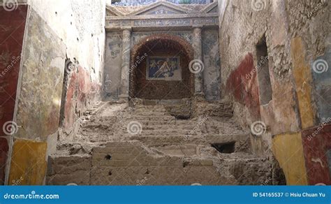 Ancient Civilization Relic Stone in Forum Romanum Rome Italy. Stock ...