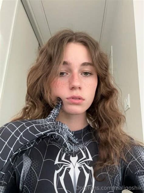 Anna dressed as spidergirl 🖤 : r/anna_maligoshik