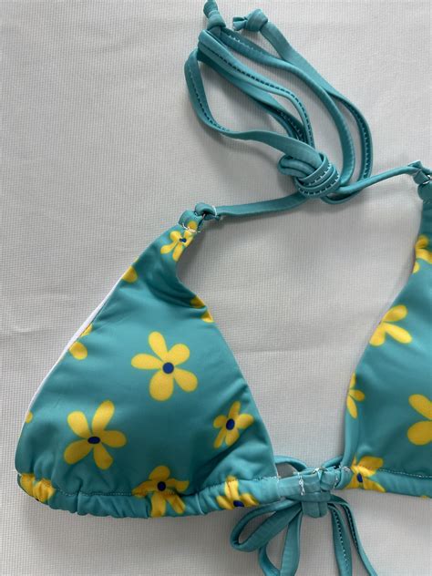 BlueDoba Custom Wholesale Halter String Triangle Bikini Sets Print On