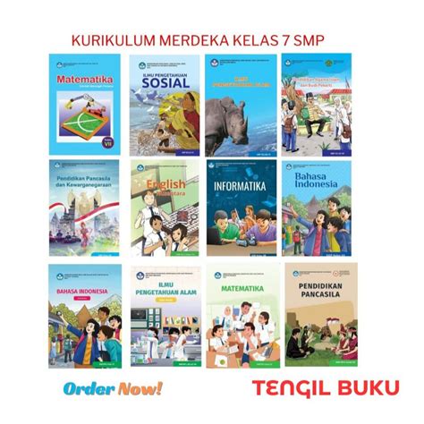 jual buku smp kelas  bahasa indonesia matematika ipa ips informatika