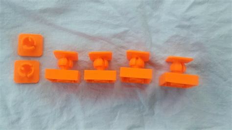 Custom Hot Wheels To Duplo Track Adapter Angle Toy Car Orange Lot Of Joints