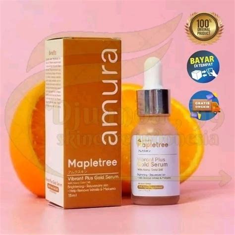 Jual Promo Amura Skincare Original Serum Gold Mengatasi Flek Hitam