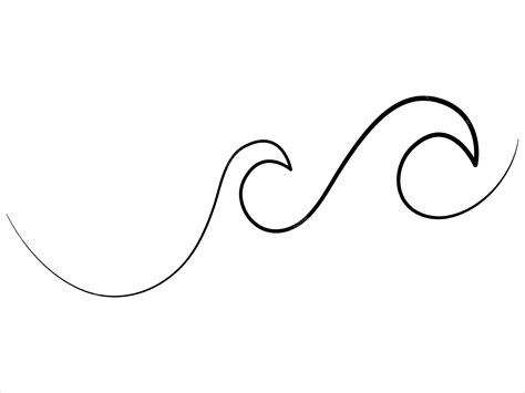 Premium Vector Continuous One Line Drawing Of Sea Waves Out Line