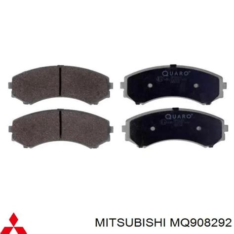 MQ908292 Mitsubishi передние тормозные колодки