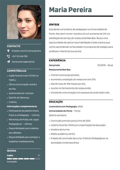 O Que Colocar No Perfil Pessoal Do Curriculo