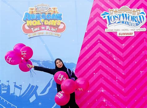Barbie Dan Hot Wheels Hangatkan Cuti Sekolah Di Lost World Of Tambun Qisstiera