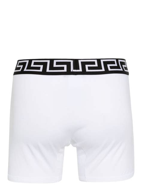 Versace Greca Border Boxers Farfetch