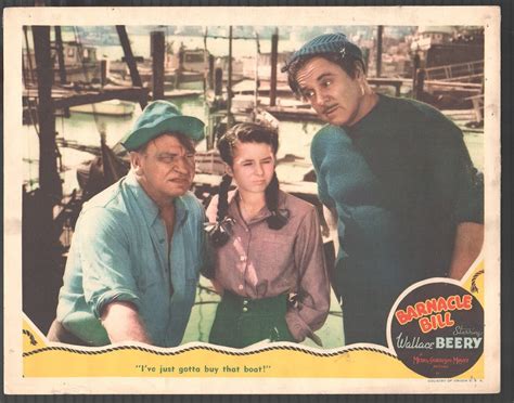 Lobby Card Barnacle Bill 11x14 Lobby Card Wallace Beery Marjorie