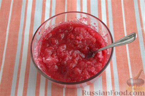Рецепт: Калина, перетертая с сахаром (на зиму) на RussianFood.com