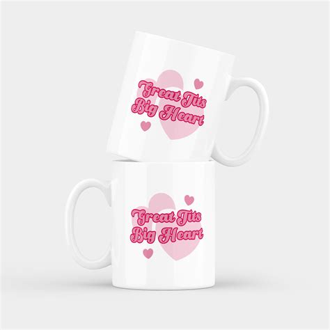 Great Tits Big Heart Mug Rainbow Republic