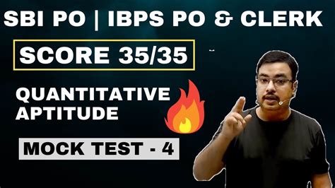 Score 35 35 In Quantitative Aptitude 1000 Questions Series SBI PO