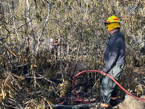 Crews Deployed To Hendersonville Spent Today Fortifying Fire Lines To