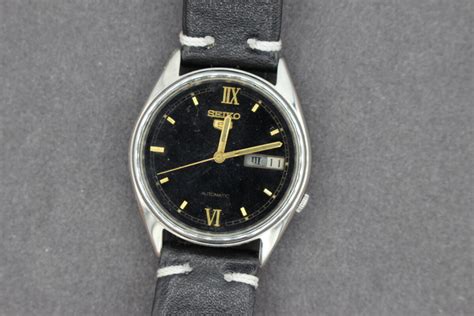 Vintage Seiko 5 Automatic Day Date Watch 7009 Vics Vintage Watches