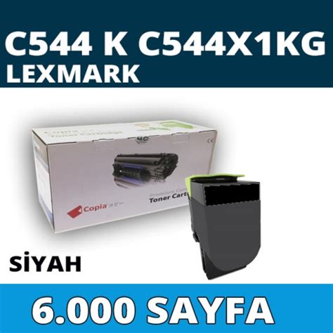 Kopya Copia Ym C K Lexmark C X Kg Sayfa Black Muadil Lazer