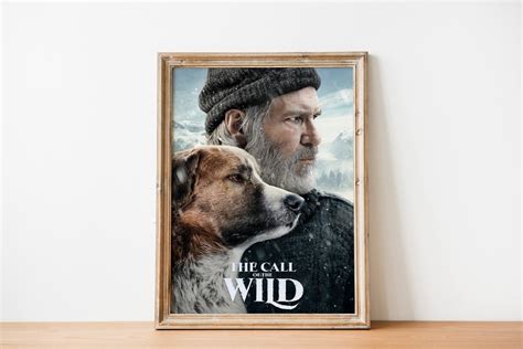 The Call of the Wild Poster, Buck & John Thornton, Printable Picture ...