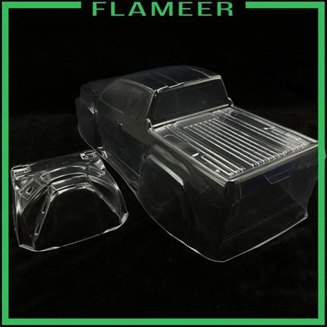 Flameer 1 10 313mm Wheelbase Body Car Shell Transparent RC Pickup