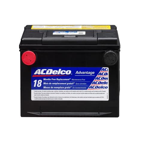 Acdelco Advantage Battery Bci Group Size 75 630 Cca 75s