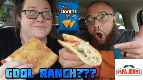 Papa John S New Cool Ranch Doritos Papadia Youtube