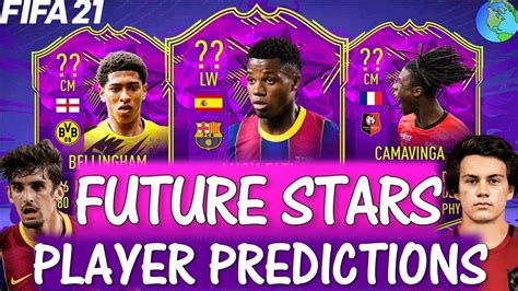 FIFA 21 FUTURE STARS PREDICTIONS PART 1 FT ANSU FATI BELLINGHAM