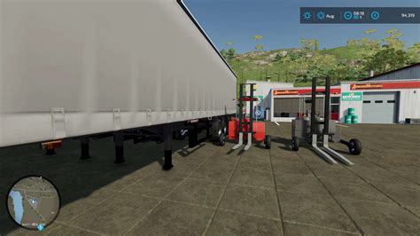 TRAILER WITH FORKLIFT V1 0 0 1 FS22 Mod Farming Simulator 22 Mod