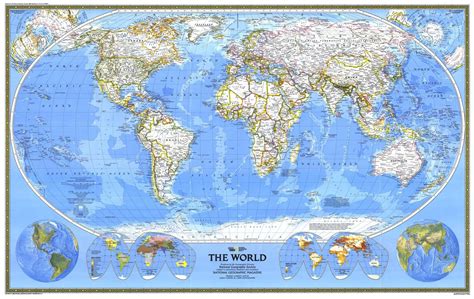 World Wall Map 1988 by National Geographic | Shop Mapworld