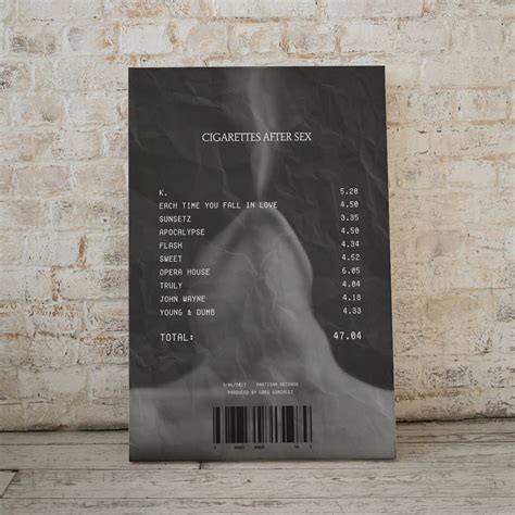 Cigarettes After Sex Poster Etsy
