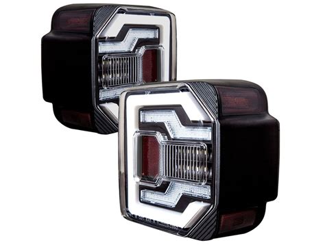 Winjet Renegade Sequential Black LED Tail Lights RNGT0650 BC RealTruck