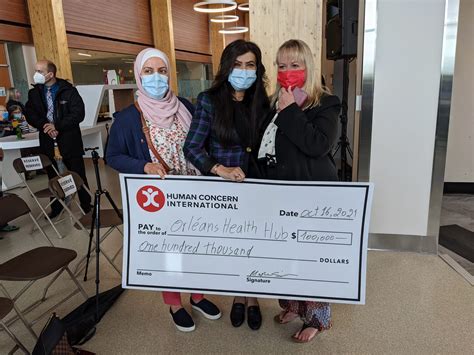 Un don exceptionnel de 100 000 $ envers le Carrefour santé Aline