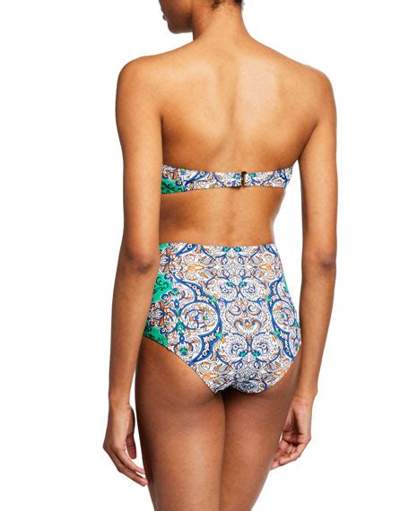 Tory Burch Printed Underwire Bikini Top And Matching Items