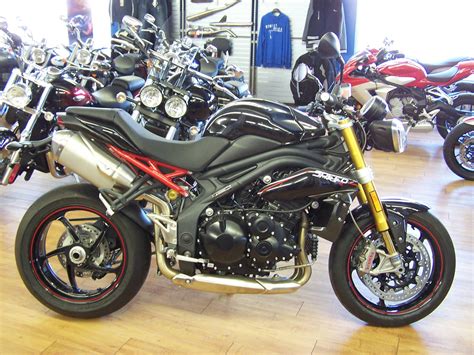 New Phantom Black Triumph Speed Triple R Naked Sport Bike