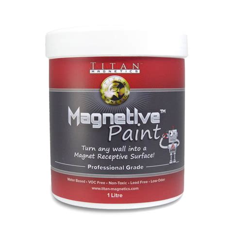 Magnetic Paint 1 Litre Water Based - Magnet Paint Singapore