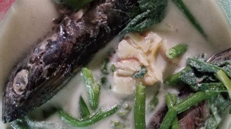 Ginataang Talbos Ng Kalabasa With Pritong Isda Youtube