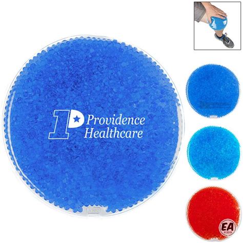 Branded Round Gel Beads Hot Cold Pack Customized Hot Cold Packs Promotional Round Gel Beads