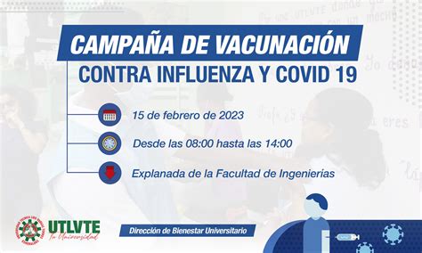 Bienestar Universitario Realiza Una Campa A De Vacunaci N Contra La