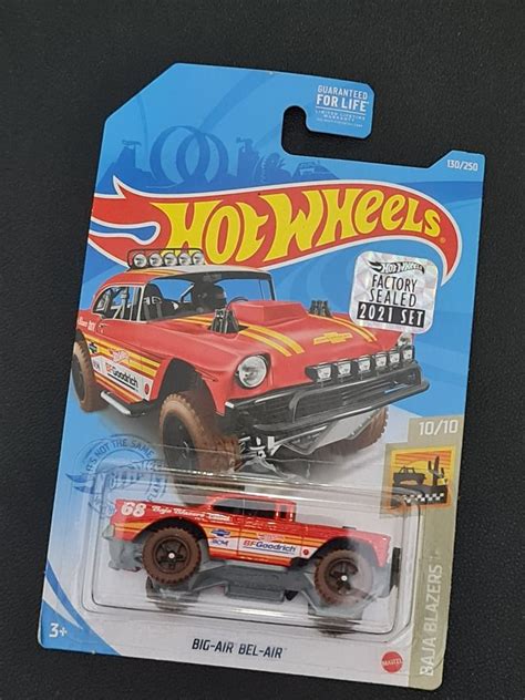 Hot Wheels Baja Blazers Fs Chevy Big Air Bel Air Red Hobbies Toys Toys Games On