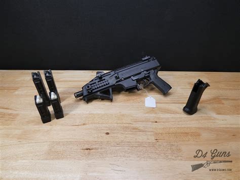 Cz Scorpion Evo 3 S1 9mm W 4 Mags And Upgrades Pdw Pistol Look