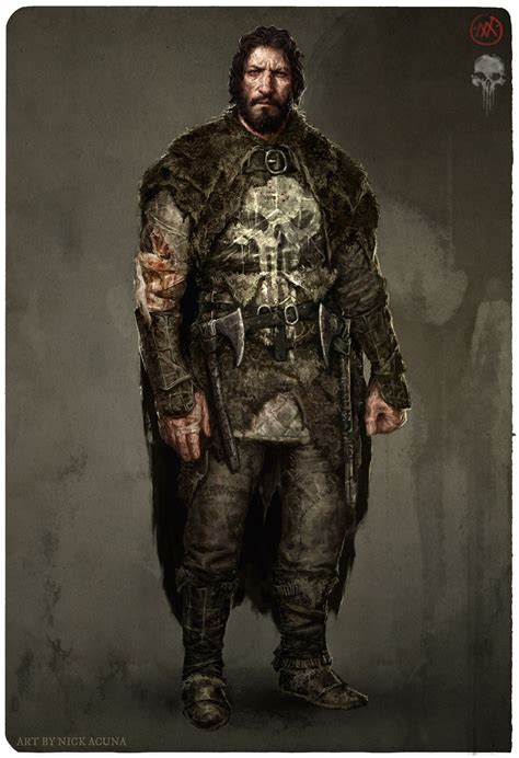 Medieval Punisher Nick Acuna Punisher Art Marvel Superhero Posters
