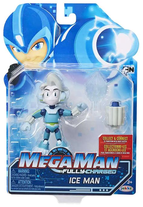 Mega Man Fully Charged Series 1 Ice Man 5 Action Figure Jakks Pacific ...