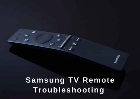 Samsung TV Remote Troubleshooting - How To Fix It
