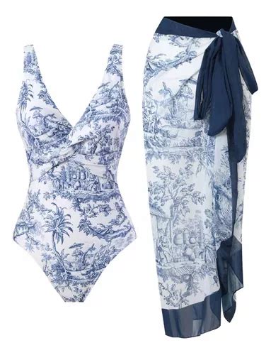 Ba Ador E Para Mujer Bikini De Una Sola Pieza Falda Larga Meses Sin Inter S