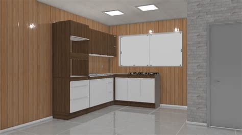 cozinha advan opção 3 de gabriela Planta 3D Mooble Delmarco