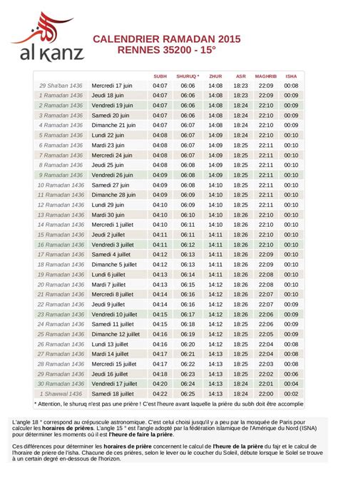 Calendrier 2025 Ramadan Paris Orly Joann Lyndsey