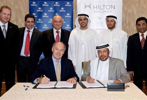 hilton worldwide signs sharjah hotel hotelier middle east