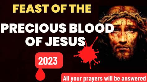 Feast Of The Precious Blood Of Jesus Christ Precious Blood Of