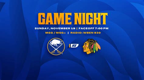 Game Night | Sabres at Blackhawks | Buffalo Sabres