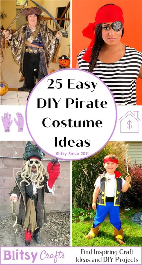 25 Last Minute DIY Pirate Costume Ideas 2024 | Pirate costume, Pirate ...