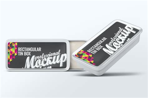 25 Free Creative Tin Box Mockup Psd Template Box Mockup Tin Boxes