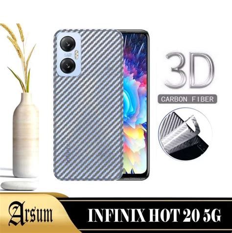 Promo Pormo Garskin Skin Carbon Infinix Hot G Skin Carbon Pelindung Belakang Diskon